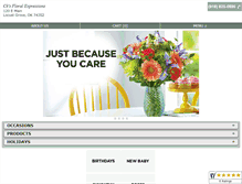 Tablet Screenshot of ckfloral.com